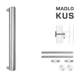 MP FT - MADLO kód K40 40x20 mm UN (BN - Broušená nerez) - ks - MP BN (broušená nerez)