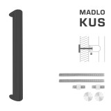 MP FT - MADLO kód K40 40x20 mm UN (BS - Černá matná) - ks - MP BS (černá mat)