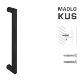 MADLO MP kód K02 Ø 25 mm ST - ks (BS - Černá matná) - MP BS (černá mat)