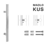 DVDŘNÍ MADLO MP kód K41S 40x10 mm SP - ks (BN - Broušená nerez) - MP BN (broušená nerez)