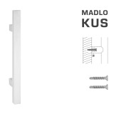 DVEŘNÍ MADLO MP kód K31 25x25 mm ST - ks (WS - Bílá matná) - MP WS (bílá mat)