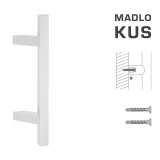 DVEŘNÍ MADLO MP kód K31Z 25x25 mm ST - ks (WS - Bílá matná) - MP WS (bílá mat)