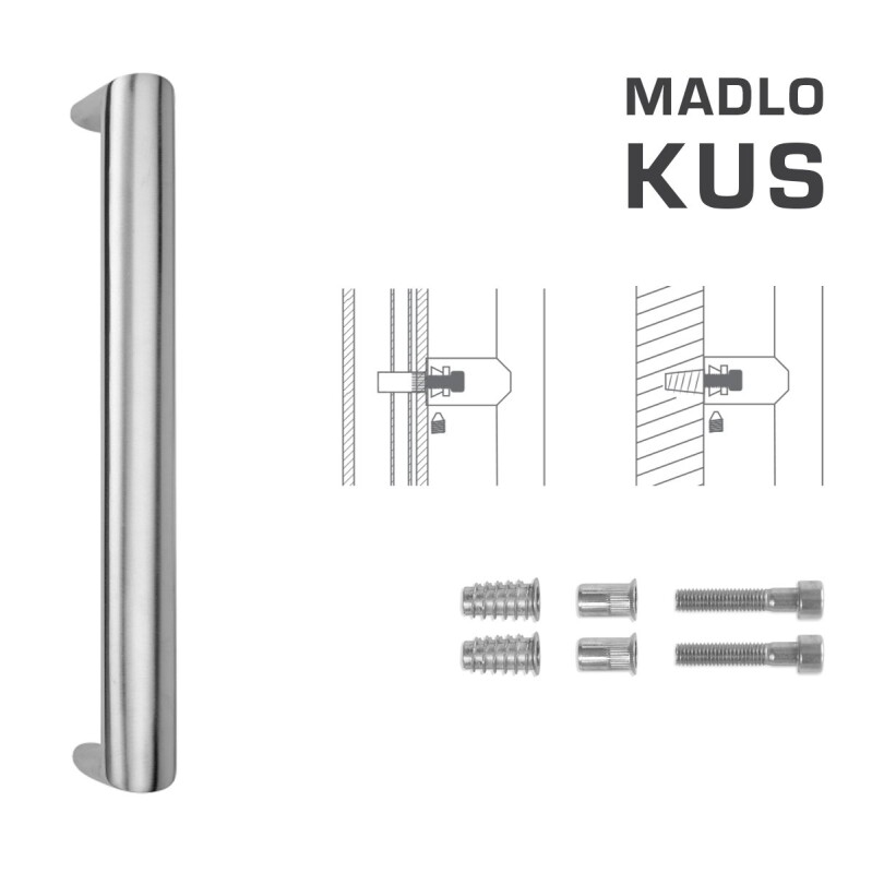 MP FT - MADLO kód K40 40x20 mm SP (BN - Broušená nerez) - ks