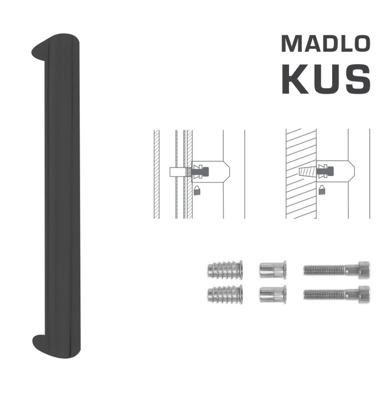 MP FT - MADLO kód K40 40x20 mm SP (BS - Černá matná) - ks