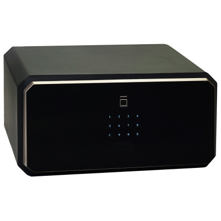 Ocelový sejf s elektronickým zámkem na číselný kód a otisk prstu RICHTER RS.23.LUX.FIN