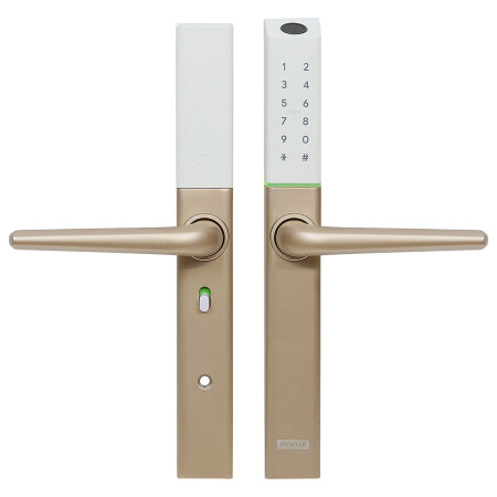 Digitální klika Richter DH.S3B.RP (zlatá)