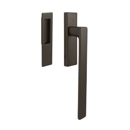 Klika na posuvné portály MP CB - HS PORTAL MOOD DUE - klika/mušle (Hnědá matná)