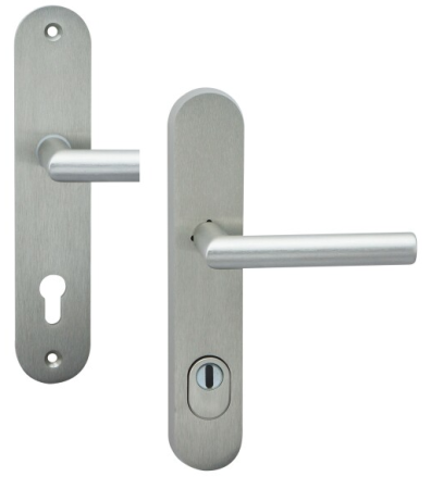 Bezpečnostní kování COBRA TOWER S s klikou VISION s překrytkou (F9 - nerezový elox)