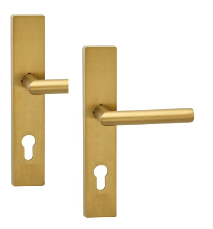 Bezpečnostní kování COBRA TOWER S s klikou VISION s překrytkou (F4 - bronzový elox)