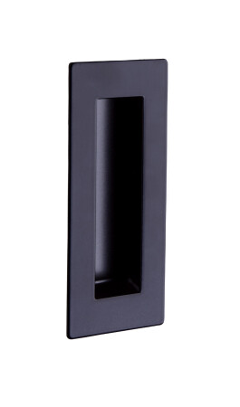 Mušle pro posuvné dveře ROSTEX hranatá 50x150mm (ČERNÁ MAT)