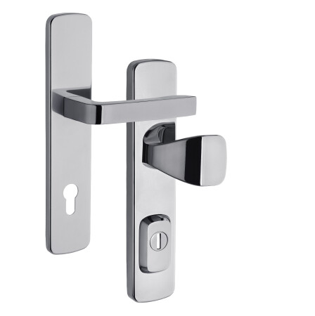 Bezpečnostní kování ROSTEX BK RX 1 ASTRA 3. tř. (Platina lesk)