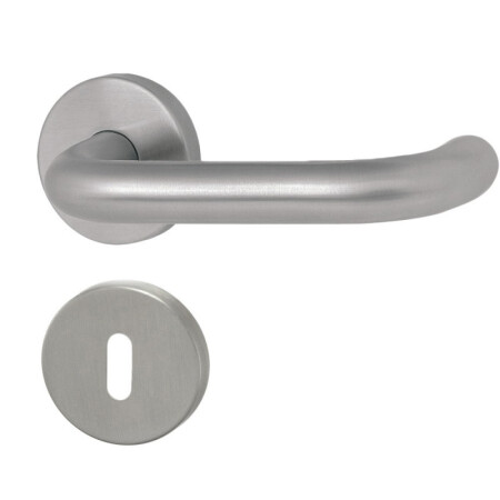 Dveřní kování HOLAR MT 02 s kulatou rozetou (nerez)