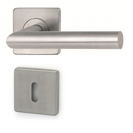 Dveřní kování HOLAR MT 00 s hranatou rozetou (nerez)