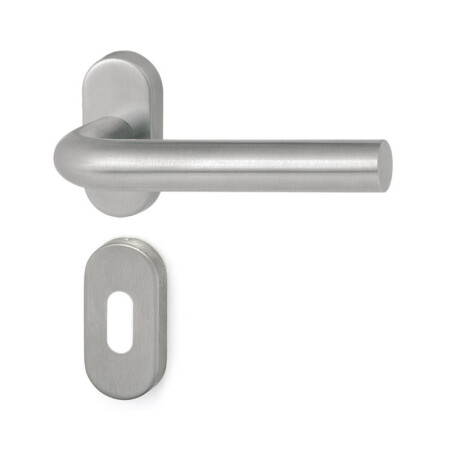 Dveřní kování HOLAR MT 01 s oválnou rozetou (nerez)