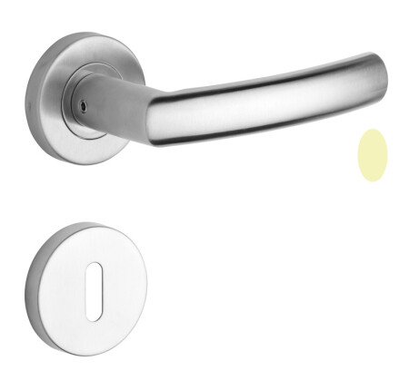 VÝPRODEJ Dveřní kování ROSTEX CORNO s čepy (NEREZ MAT) - BB