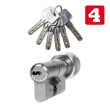 VÝPRODEJ Cylindrická bezpečnostní knoflíková vložka RICHTER EURO XSTAR RC4 - EXR.K50/60.NI