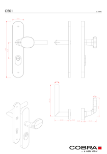 Ochranné kování COBRA C501+ (IN)