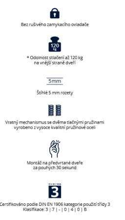 Dveřní kování QOLIBRI Smartbloc ENTRY 1040 - RHR  (Černý satén) - klika/koule