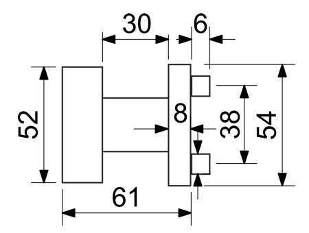 Dveřní koule Richter RK.KNOB.03 (N)