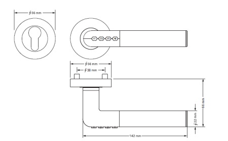 Chytrá klika Richter Smart Handle SET H.02/ EN.304.BS