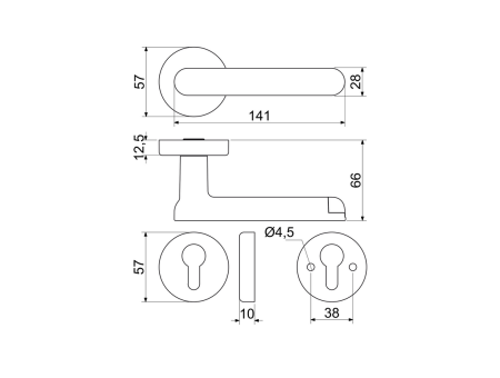 Chytrá klika Richter Czech Smart Touch Handle H.03.(NIMAT)