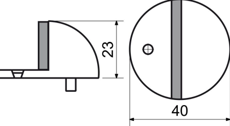 Dveřní zarážka RICHTER RDS.013.BRNI