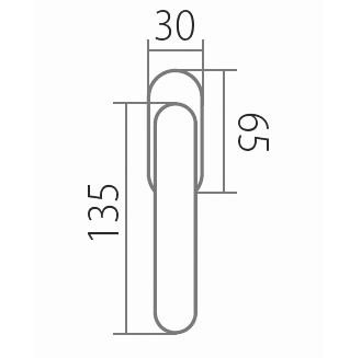 Okenní kování TWIN BLOCK H 1807 RO (E)