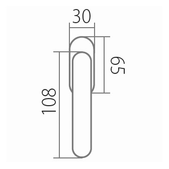 Okenní kování TWIN APOLLO P110 RO (CP)