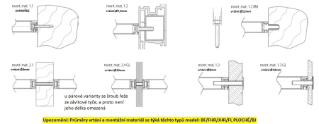 Madlo TWIN BF 118000 - kus (Ø 30 mm) - CM