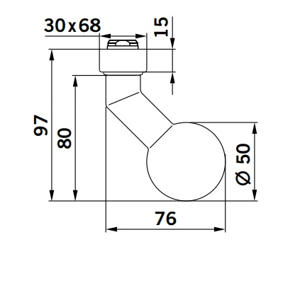 Dveřní KOULE TWIN 03548Z FS (E)