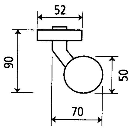 Dveřní KOULE TWIN VL 35368 (E)