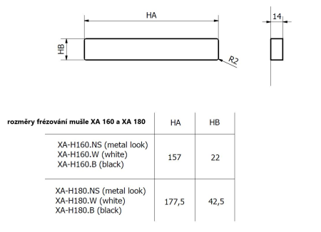 MUŠLE TWIN XA-H 160 (NI-SAT)